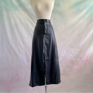 Rebdolls Women's Ainslee Vegan Leather
Midi Bodycon Skirt 3X 22/24